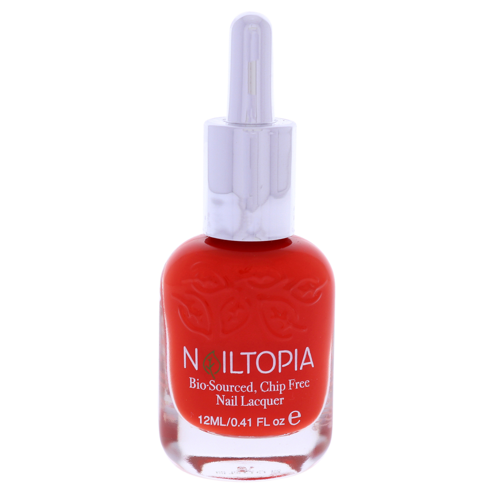 Bio-Sourced Chip Free Nail Lacquer - Red Hot Summa by Nailtopia - 0.41 oz